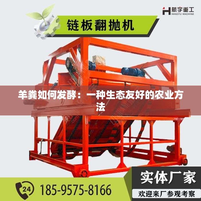 羊粪如何发酵：一种生态友好的农业方法