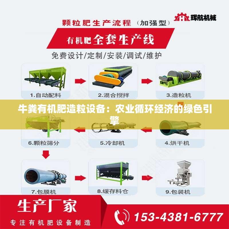 牛粪有机肥造粒设备：农业循环经济的绿色引擎
